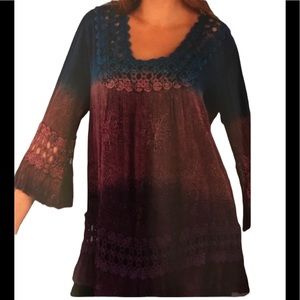 NWT.  Sacred Threads Blouse S/M.  218674.  BL/01